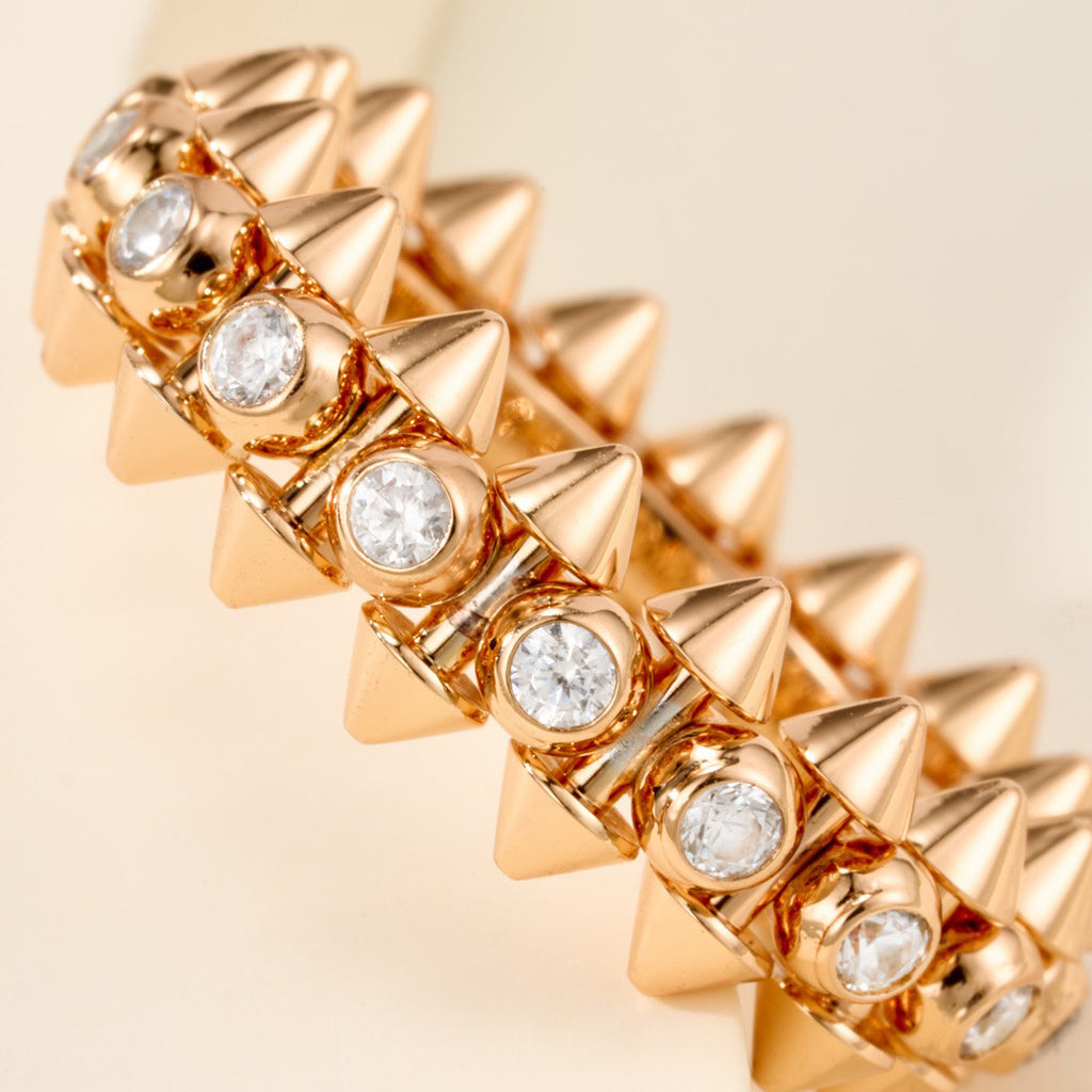[Rani Jewelry] CLASH 6.8MM DIAMOND MEDIUM RING