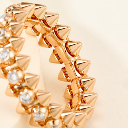 [Rani Jewelry] CLASH 6.8MM DIAMOND MEDIUM RING