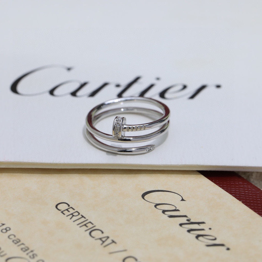 [Rani Jewelry] JUSTE RING 4.8MM HALF DIAMOND