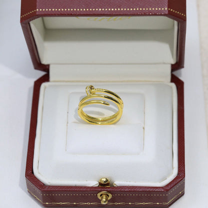 [Rani Jewelry] JUSTE RING 4.8MM HALF DIAMOND