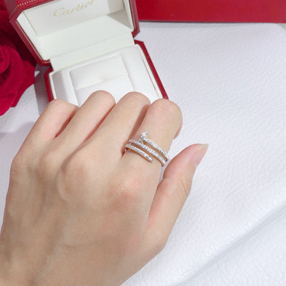 [Rani Jewelry] JUSTE RING 4.8MM FULL DIAMOND