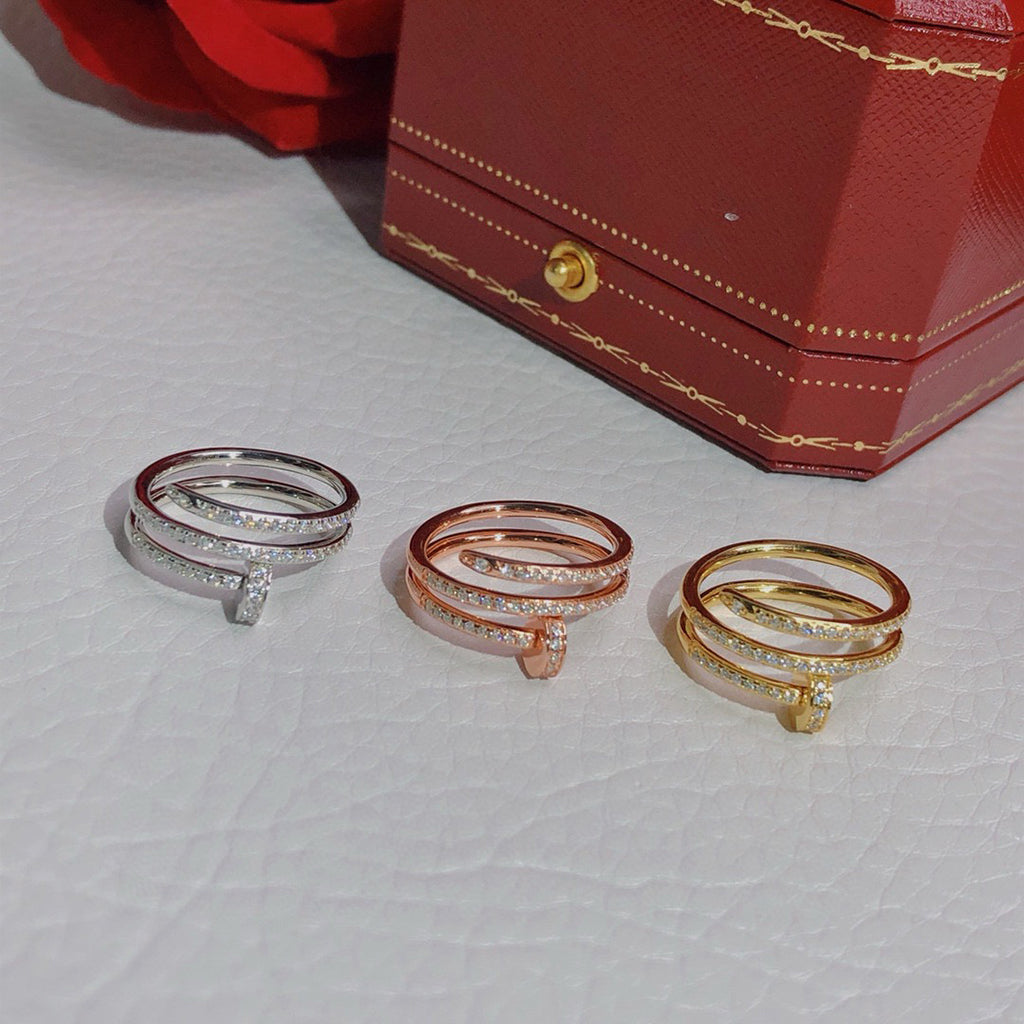 [Rani Jewelry] JUSTE RING 4.8MM FULL DIAMOND