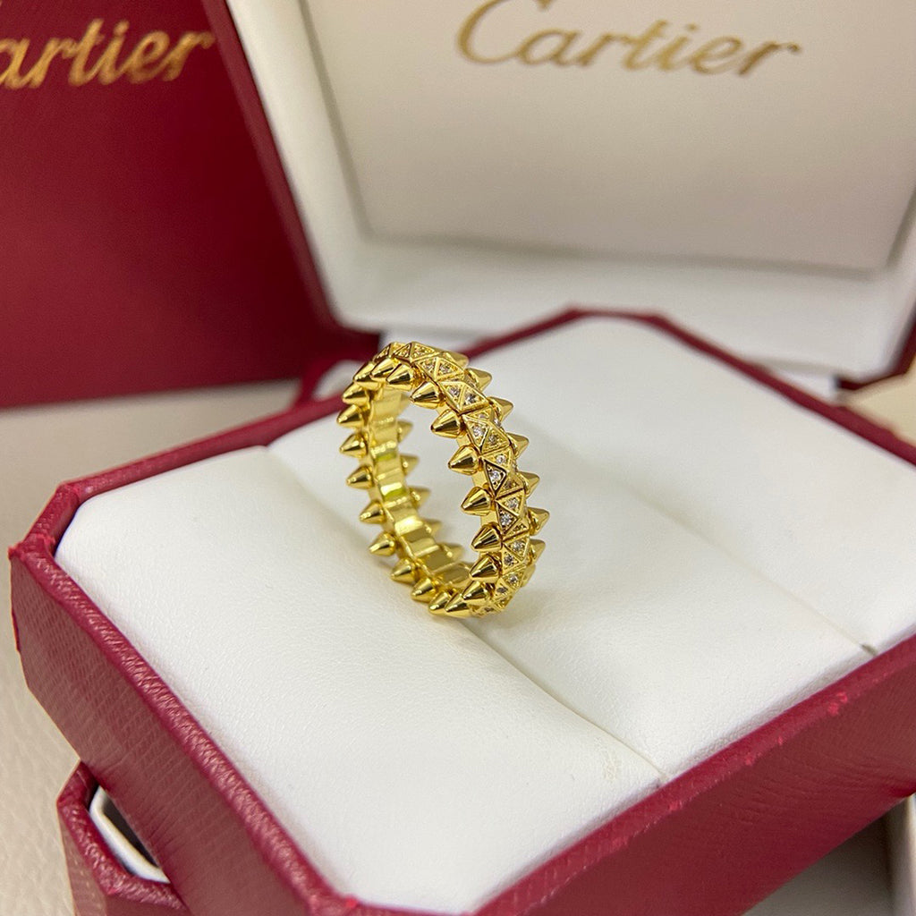 [Rani Jewelry] CLASH 6.4MM SMALL FULL DIAMOND RING