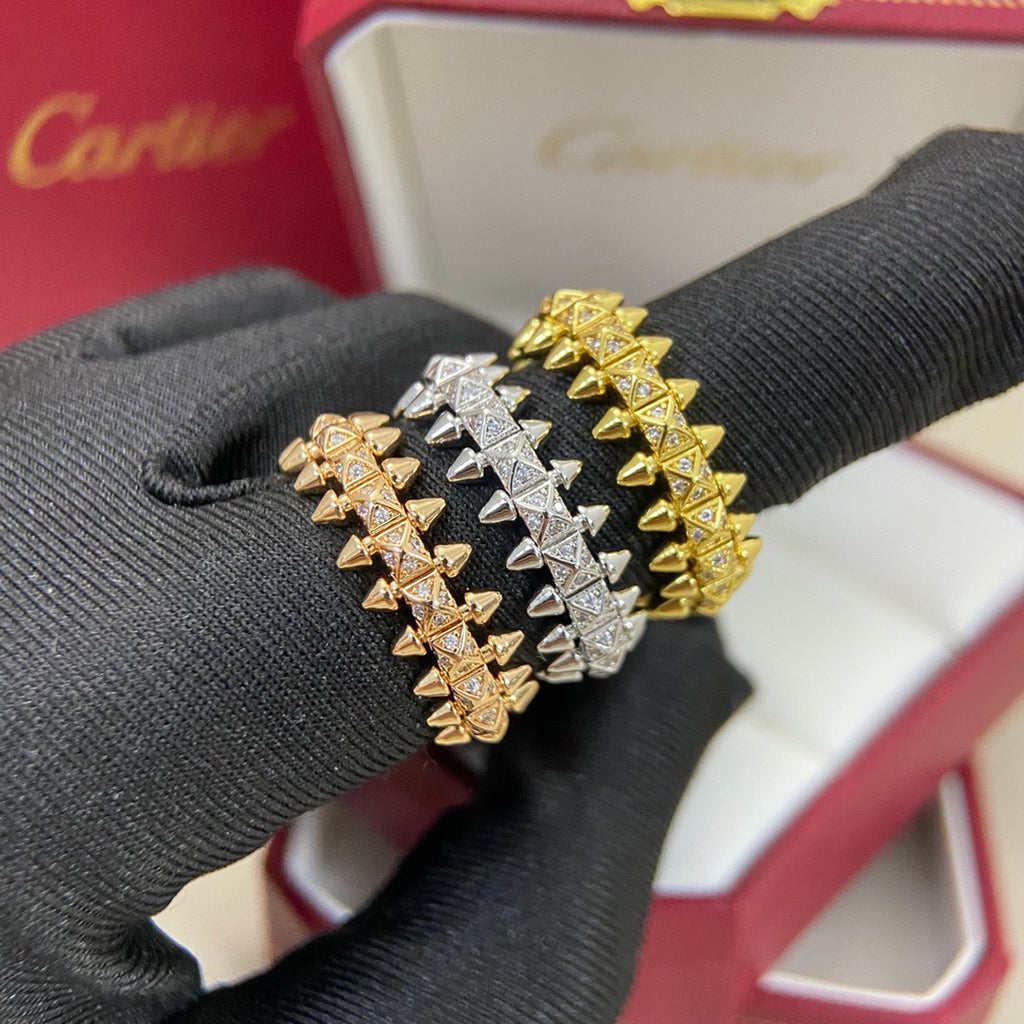 [Rani Jewelry] CLASH 6.4MM SMALL FULL DIAMOND RING