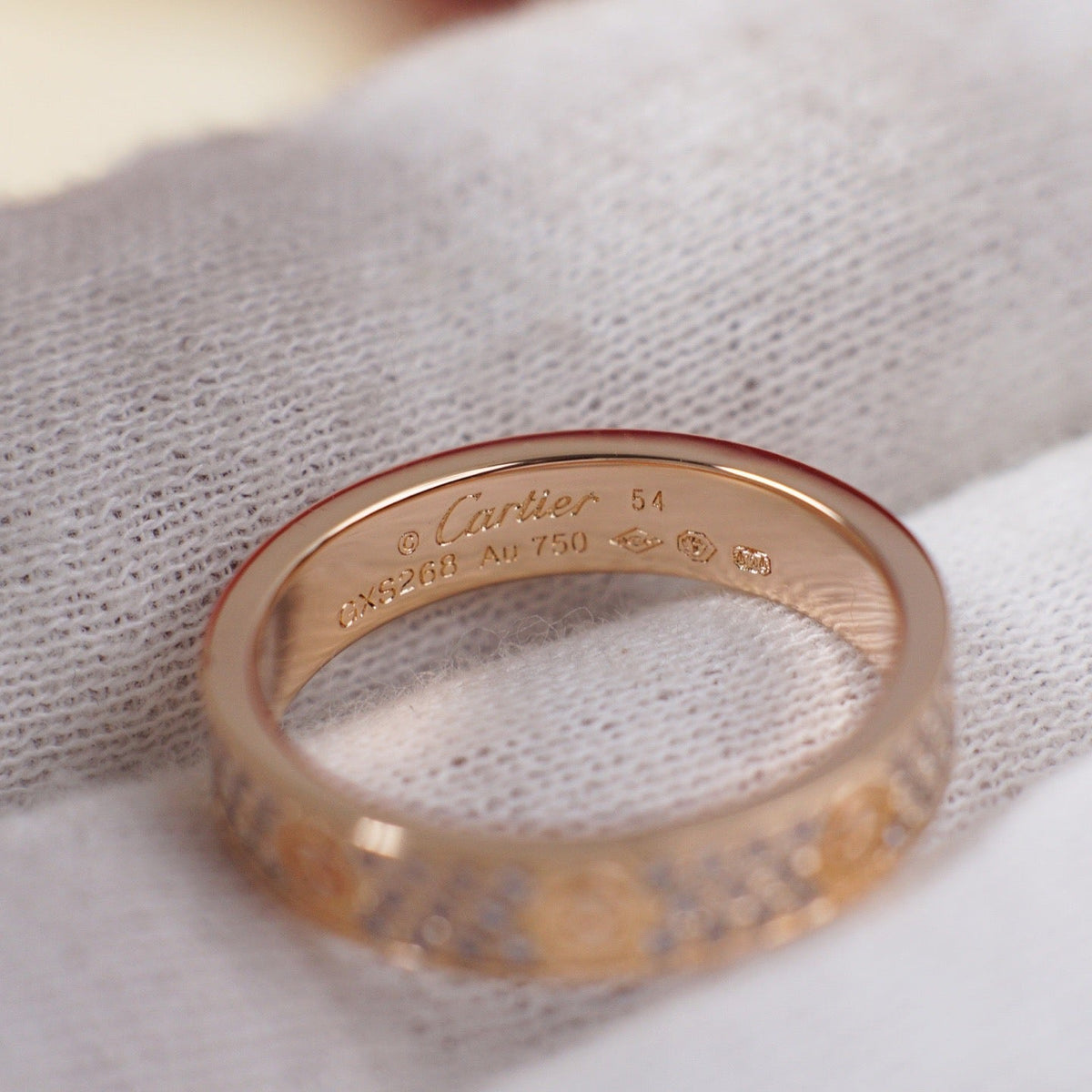 [Rani Jewelry] LOVE RING 4.0MM DIAMOND PAVED
