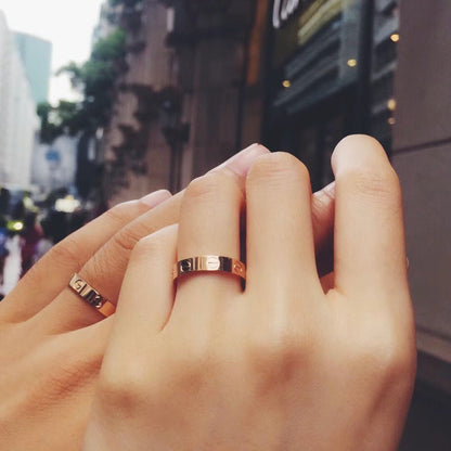 [Rani Jewelry] LOVE RING 3.6 MM NO DIAMOND