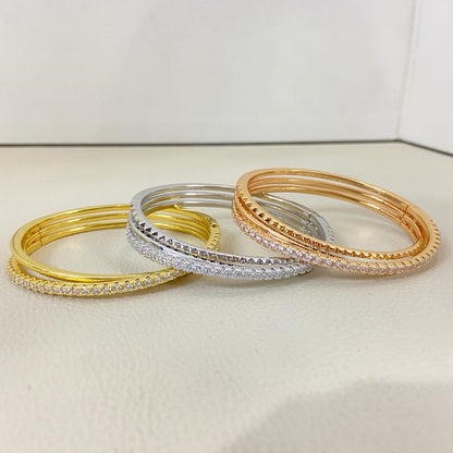 [Rani Jewelry] ETINCELLE HALF-PAVED DIAMOND BRACELET