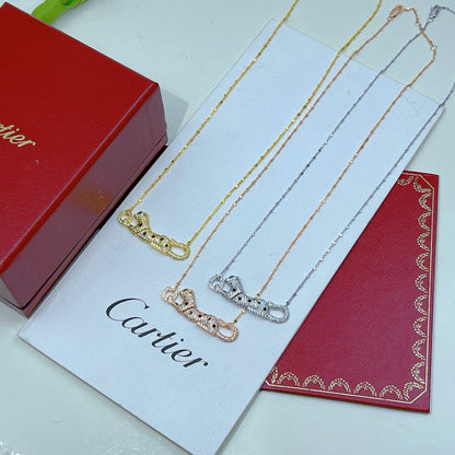 [Rani Jewelry] PANTHERE PAVED DIAMOND NECKLACE