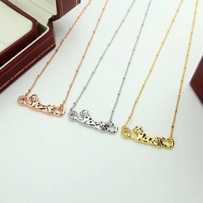 [Rani Jewelry] PANTHERE FULL DIAMOND NECKLACE