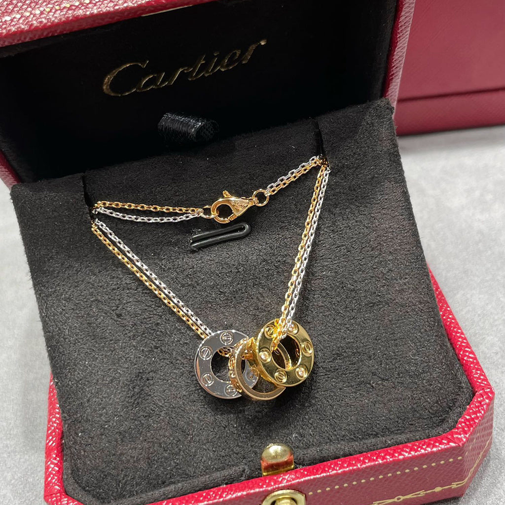 [Rani Jewelry] LOVE 6 DIAMOND PENDANT NECKLACE