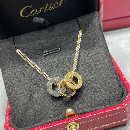 [Rani Jewelry] LOVE 6 DIAMOND PENDANT NECKLACE