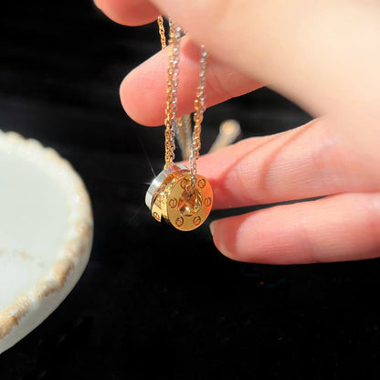 [Rani Jewelry] LOVE 6 DIAMOND PENDANT NECKLACE