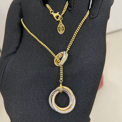 [Rani Jewelry] TRINITY DIAMONDS NECKLACE