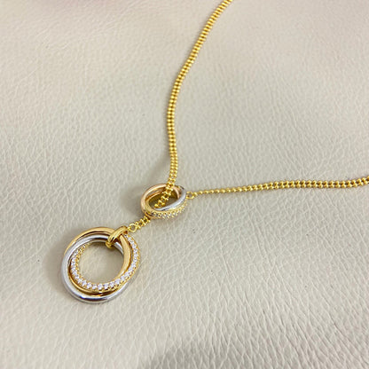 [Rani Jewelry] TRINITY DIAMONDS NECKLACE