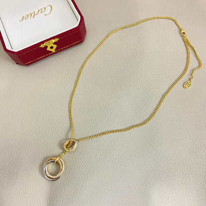 [Rani Jewelry] TRINITY DIAMONDS NECKLACE