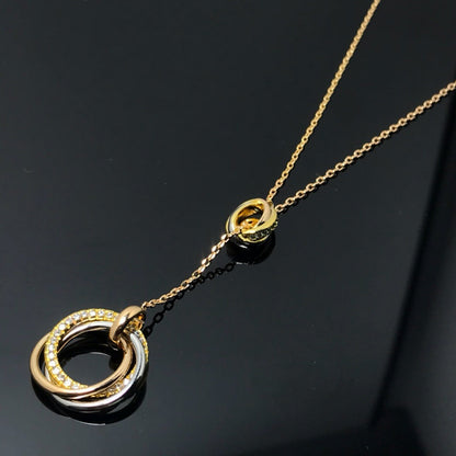 [Rani Jewelry] TRINITY DIAMONDS NECKLACE