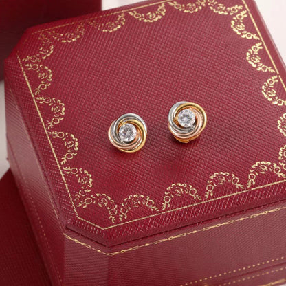 [Rani Jewelry] TRINITY STUD DIAMOND EARRINGS