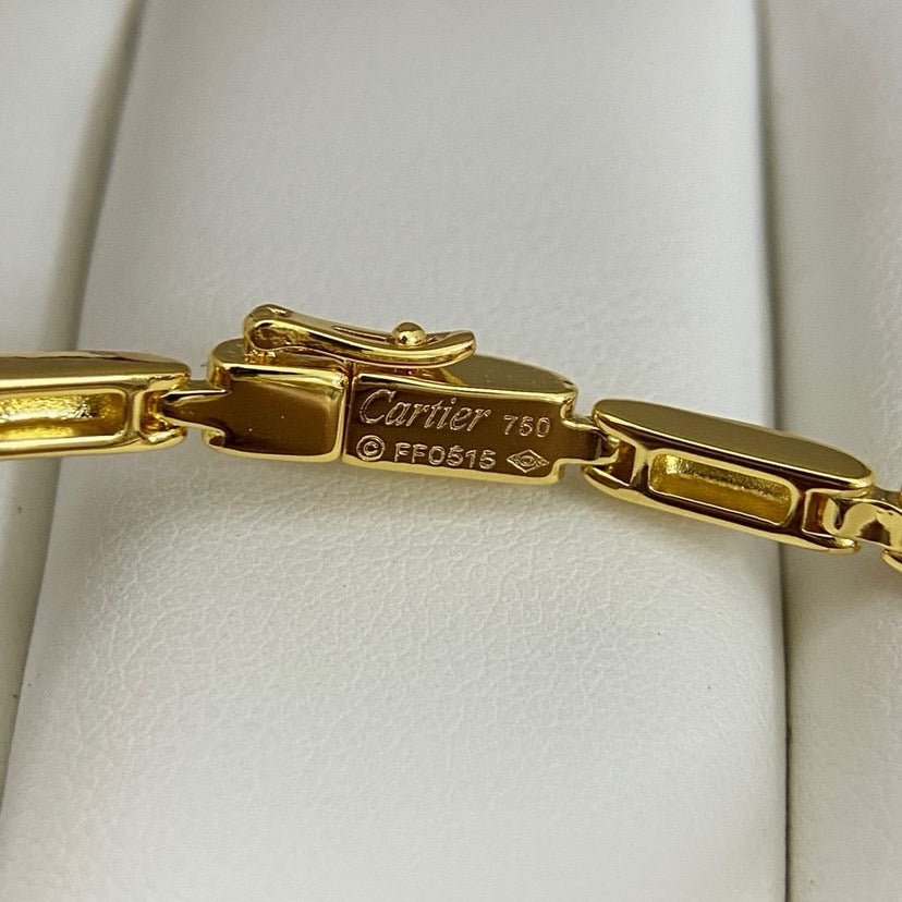 [Rani Jewelry] PANTHERE HALF DIAMOND ON CHAIN BRACELET