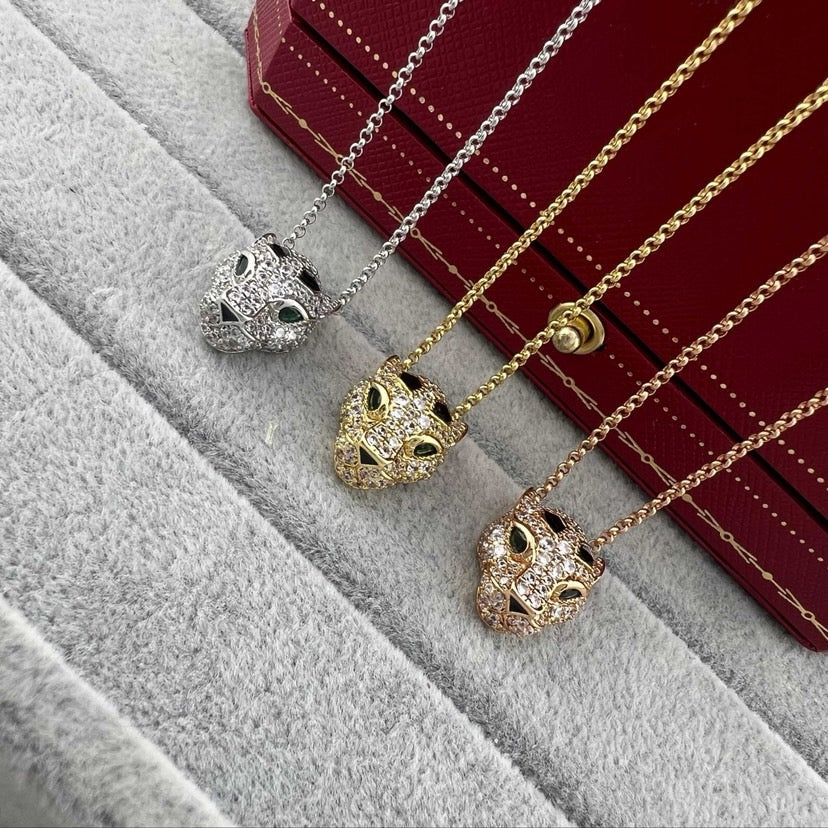[Rani Jewelry] PANTHERE FULL DIAMOND NECKLACE