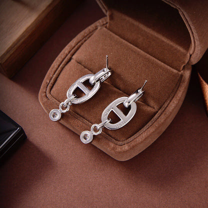 [Rani Jewelry]HM CHAINE DIAMOND EARRINGS