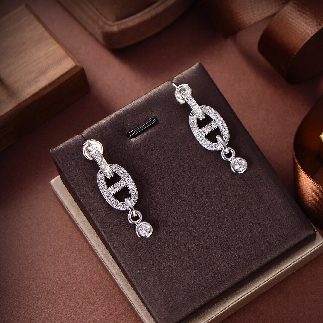 [Rani Jewelry]HM CHAINE DIAMOND EARRINGS