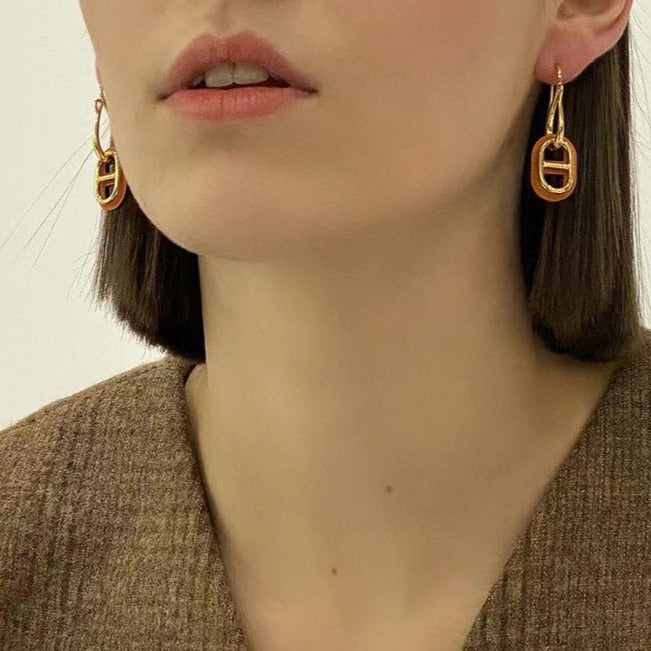 [Rani Jewelry]HM O'MAILLON GOLD EARRINGS