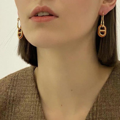 [Rani Jewelry]HM O'MAILLON GOLD EARRINGS
