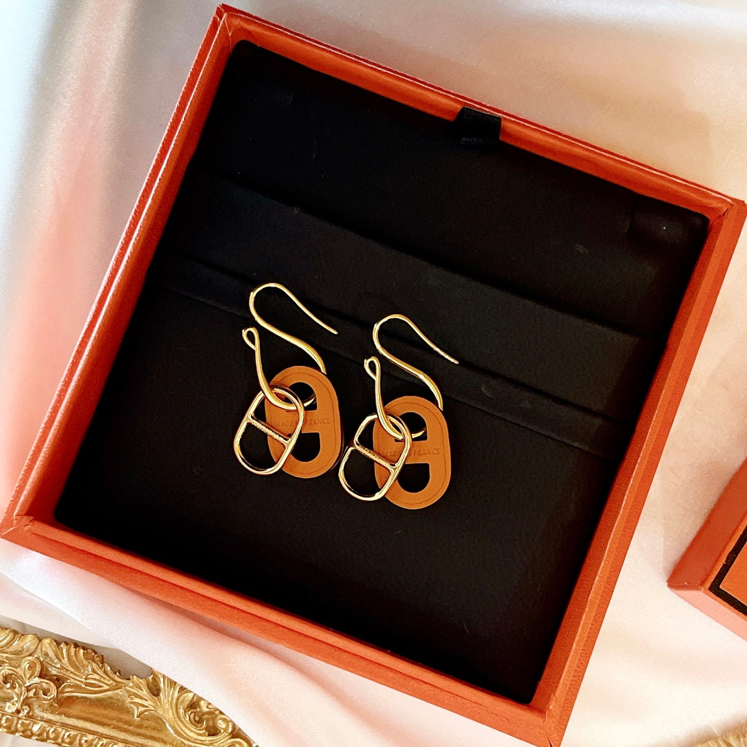 [Rani Jewelry]HM O'MAILLON GOLD EARRINGS