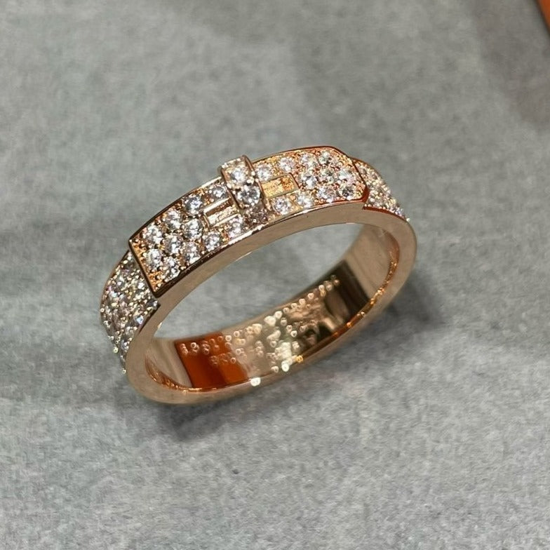[Rani Jewelry]KELLY PINK GOLD DIAMOND RING
