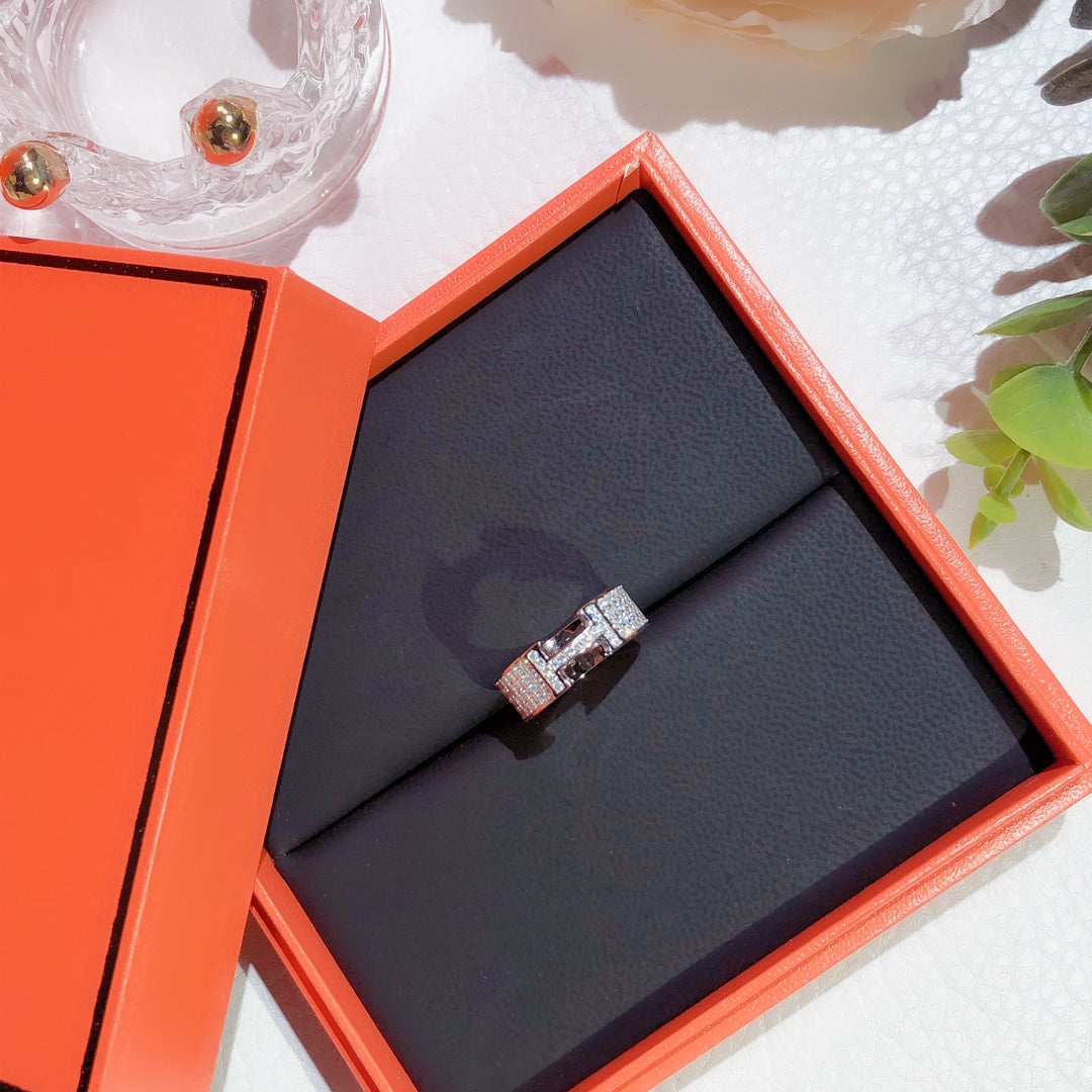 [Rani Jewelry]H RING FULL DIAMOND