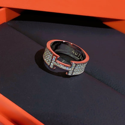 [Rani Jewelry]H RING FULL DIAMOND