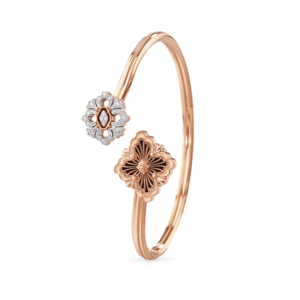[Rani Jewelry JEWELRY] OPERA TULLE  GOLD BRACELET WITH ENAMEL BACKGROUND