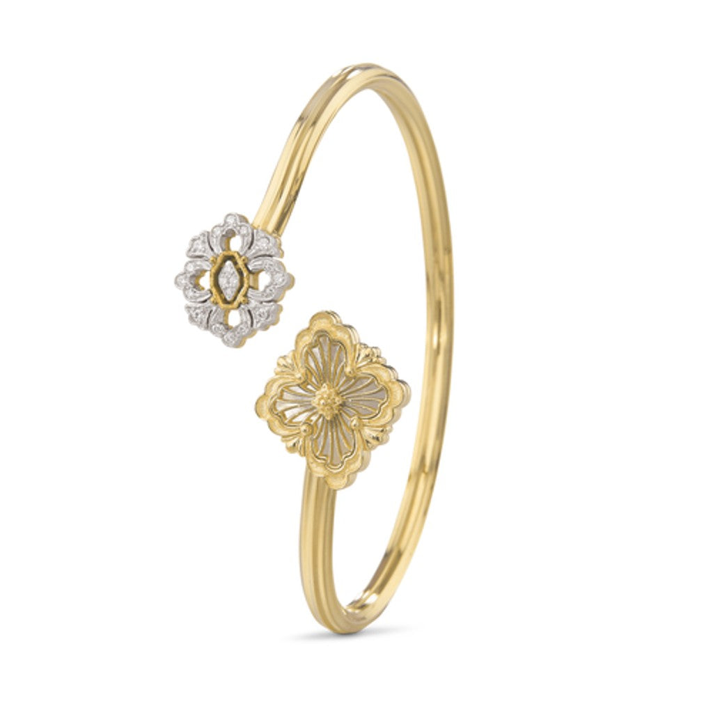 [Rani Jewelry JEWELRY] OPERA TULLE  GOLD BRACELET WITH ENAMEL BACKGROUND