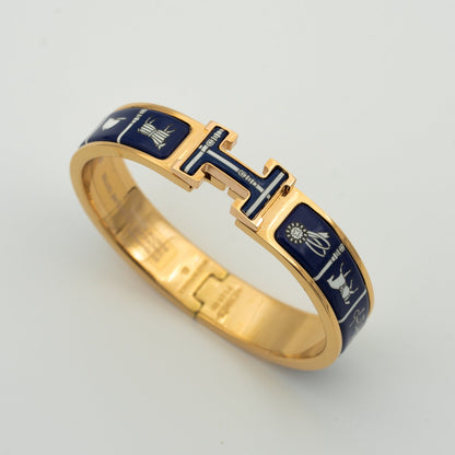 [Rani Jewelry]H BRACELET BLUE CERAMIC