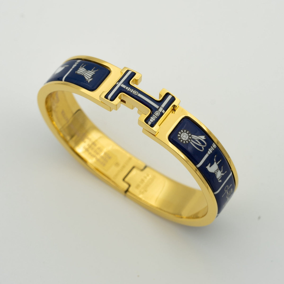[Rani Jewelry]H BRACELET BLUE CERAMIC