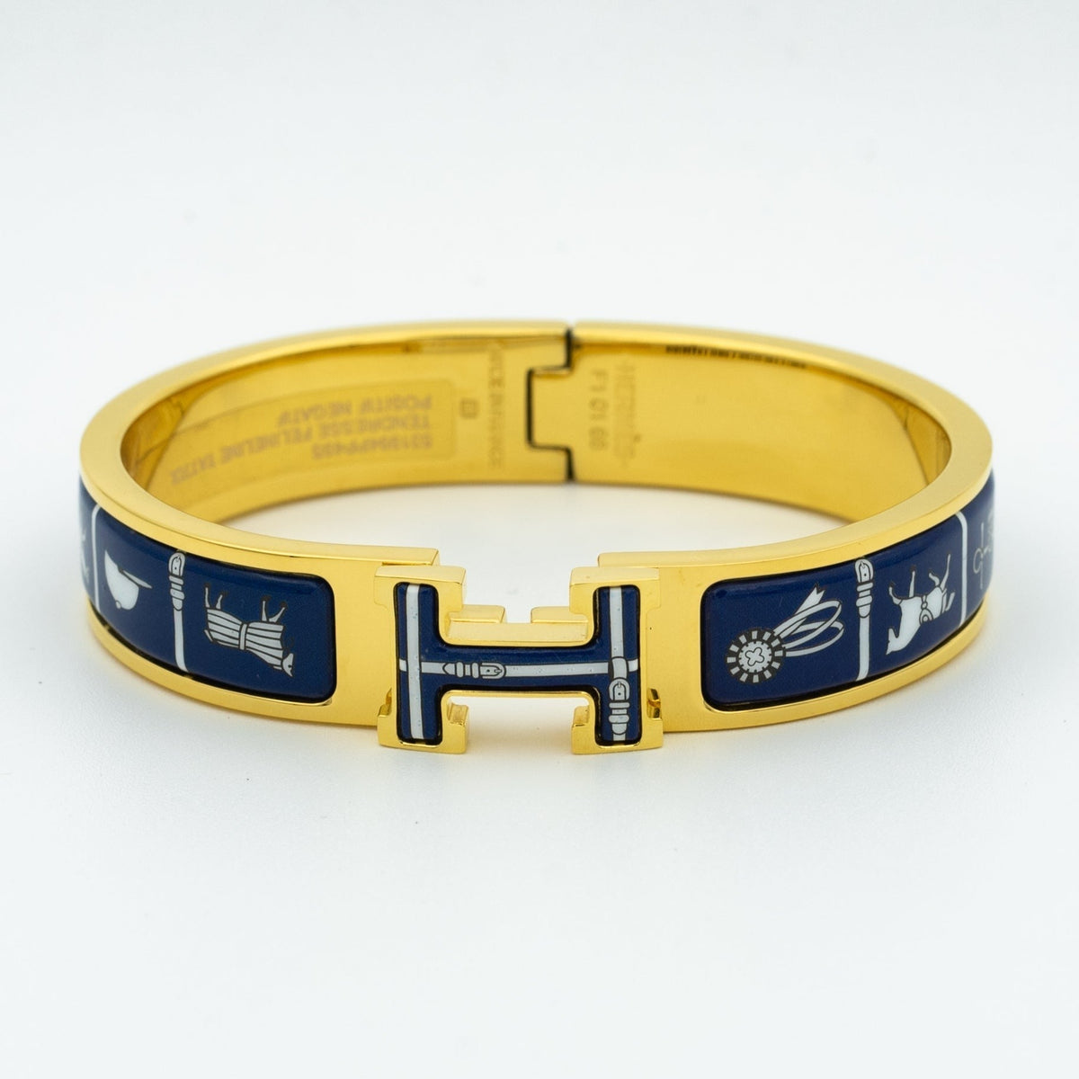 [Rani Jewelry]H BRACELET BLUE CERAMIC