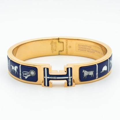 [Rani Jewelry]H BRACELET BLUE CERAMIC