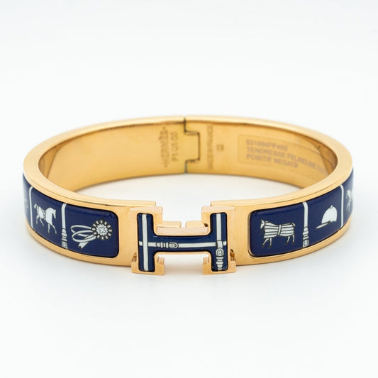 [Rani Jewelry]H BRACELET BLUE CERAMIC