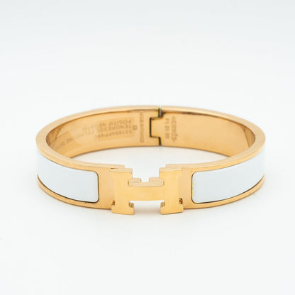 [Rani Jewelry]H WHITE BRACELET