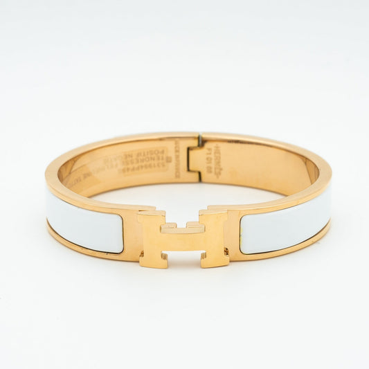 [Rani Jewelry]H WHITE BRACELET