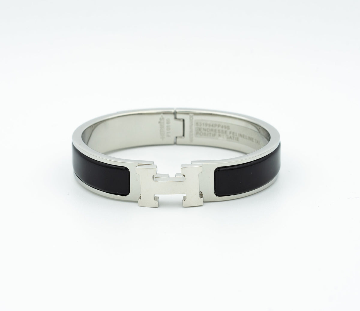 [Rani Jewelry]H BLACK BRACELET