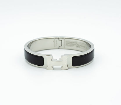 [Rani Jewelry]H BLACK BRACELET