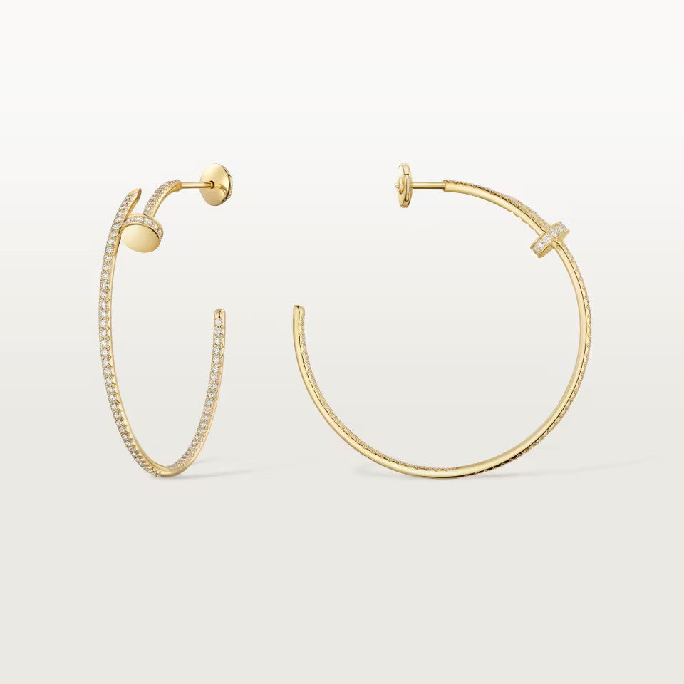 [Rani Jewelry] JUSTE FULL DIAMOND LARGE EARRINGS