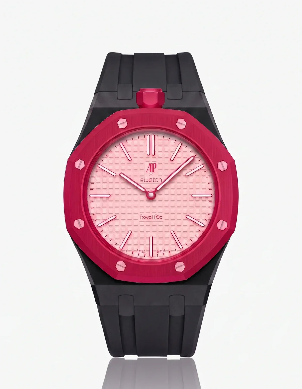 Silicone Strap &  Case  Royal Pop Otto Rosso(Customize  Colors)