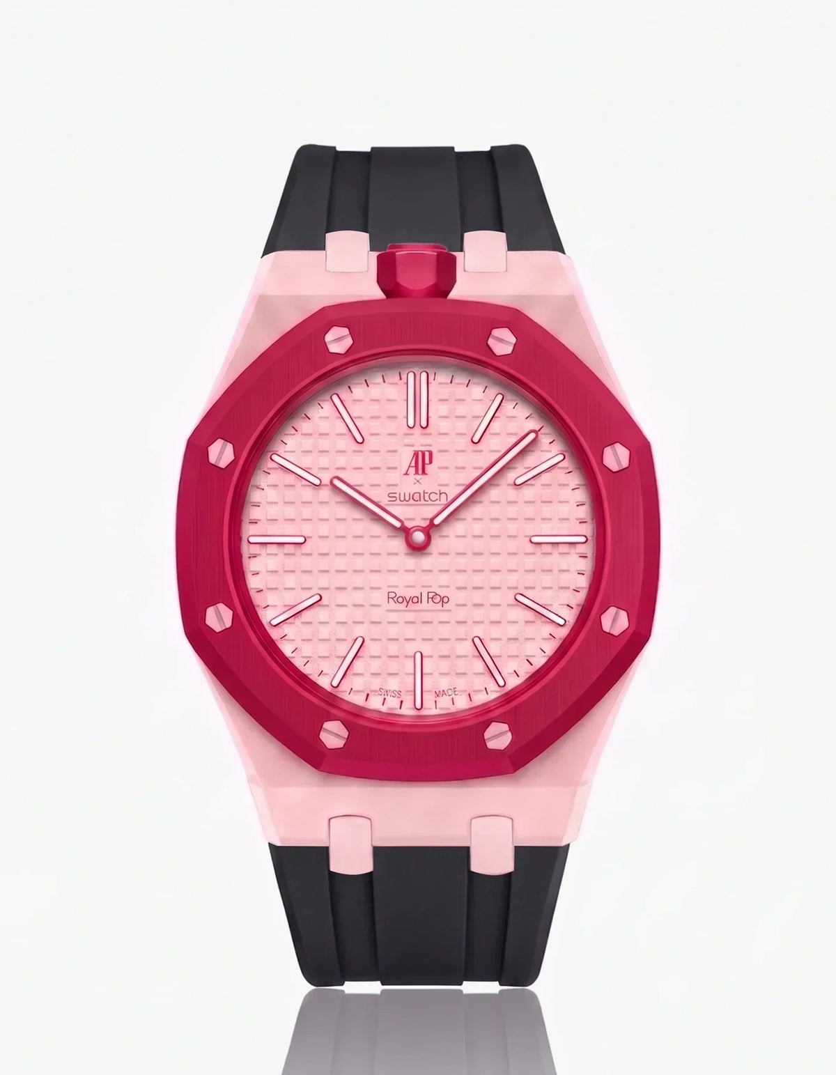 Silicone Strap &  Case  Royal Pop Otto Rosso(Customize  Colors)