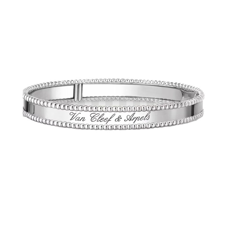 [Rani Jewelry]CLOVER PERLEE BRACELET SIGNATURE ENGRAVING SERIES