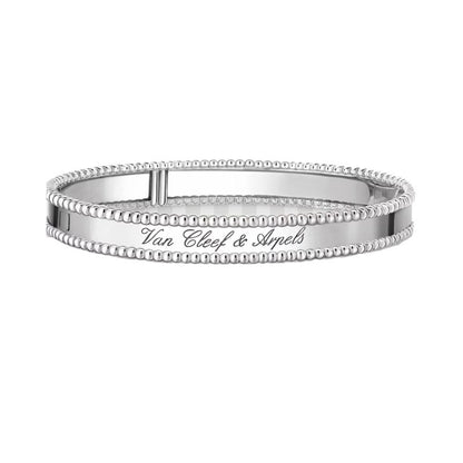 [Rani Jewelry]CLOVER PERLEE BRACELET SIGNATURE ENGRAVING SERIES