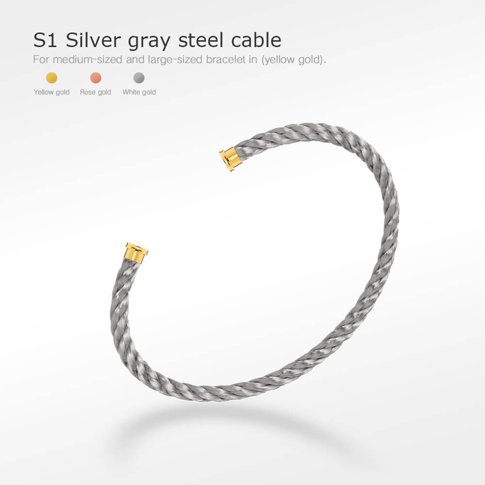 [Rani Jewelry]FORCE SERIES BRACELET CABLES 50 CHOICES (DIY SELECTION)