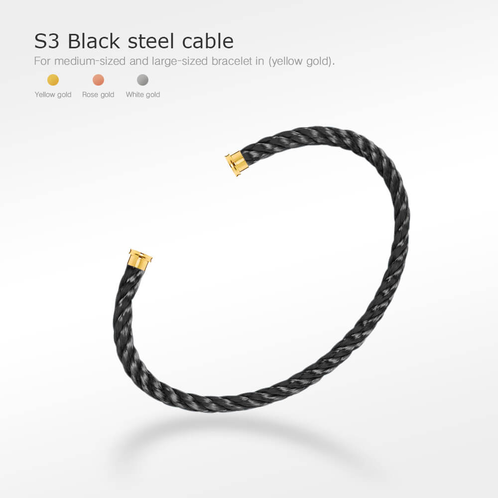 [Rani Jewelry]FORCE SERIES BRACELET CABLES 50 CHOICES (DIY SELECTION)