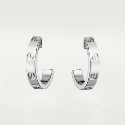 [Rani Jewelry] LOVE EARRINGS 2.65 MM NO DIAMOND SMALL